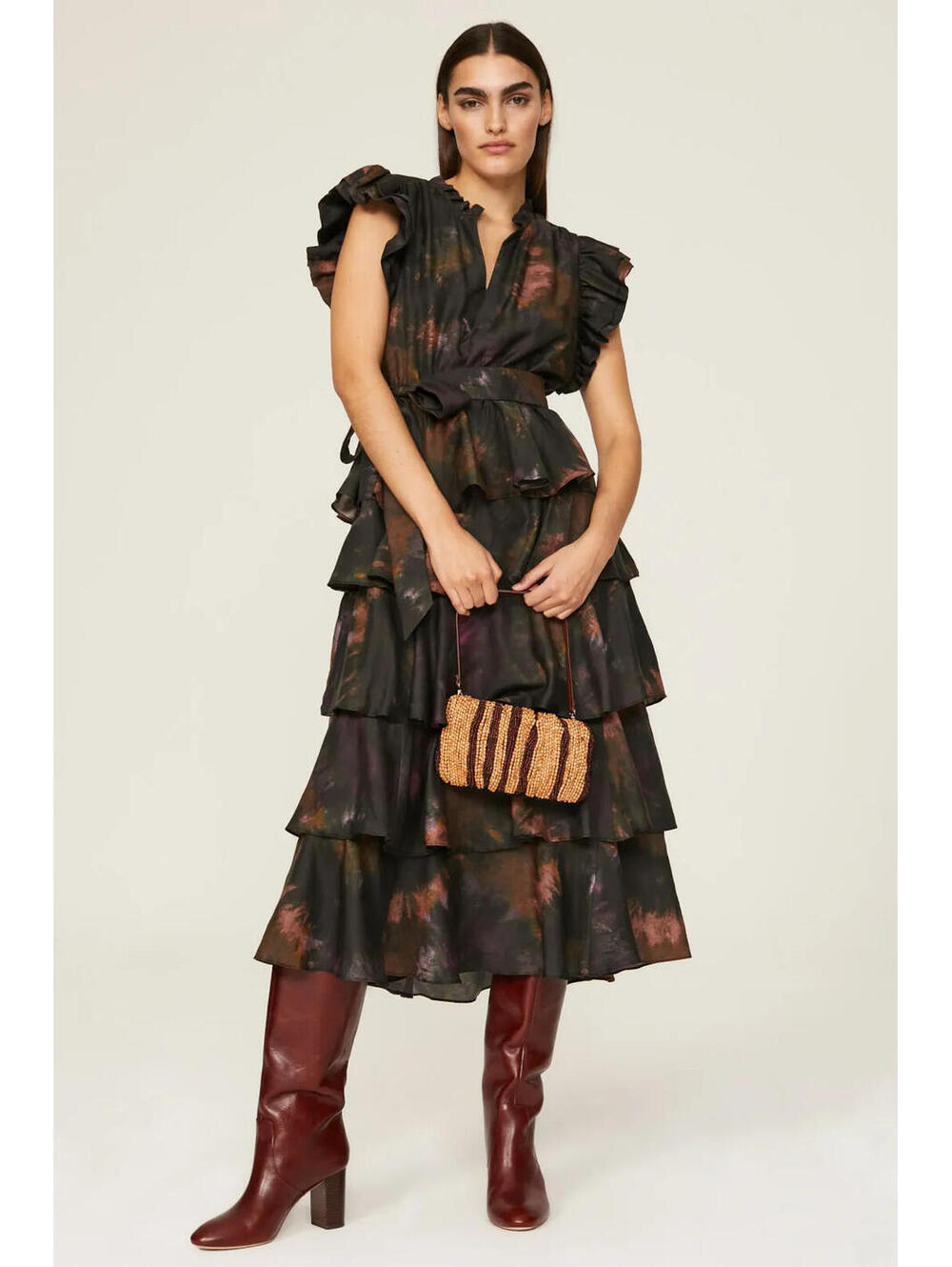 Marie Oliver Emery Midi Dress Size S